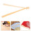 10 Pcs Diy Japanese Bamboo Fan Frame Foldable Handheld Grip 11