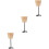 3Pcs Candle Holder Desktop Tea Light Candlestick Table Centerpiece 7