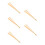 10 Pcs Diy Japanese Bamboo Fan Frame Foldable Handheld Grip 10