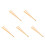 10 Pcs Diy Japanese Bamboo Fan Frame Foldable Handheld Grip 5