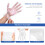 2Pcs 100Pcs Disposable Polyethylene Safety Transparent 11