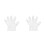 2Pcs 100Pcs Disposable Polyethylene Safety Transparent 6