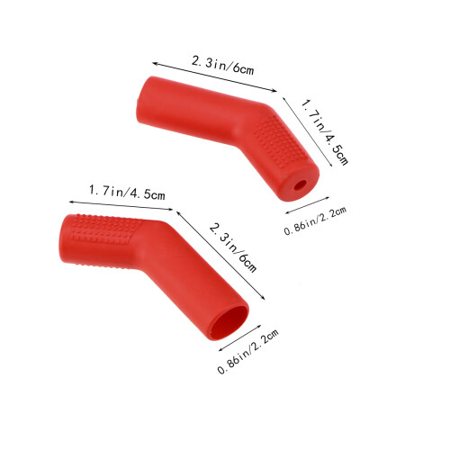 4 Pcs Motorcycle Gear Shifter Shoe Boot Protector Cover (Red)