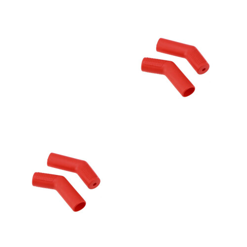 4 Pcs Motorcycle Gear Shifter Shoe Boot Protector Cover (Red) 2