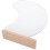 5Pcs Wooden Base Desktop Acrylic Irregular Makeup Mirror 3
