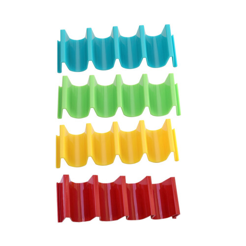 12 Pcs Burrito Stands Taco Display Racks Holders Assorted Colors