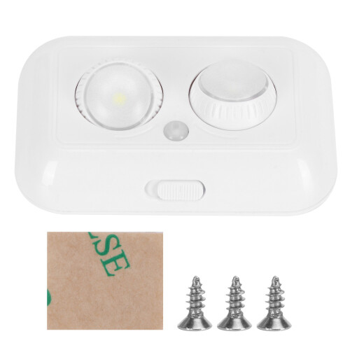 2LED Wireless PIR Motion Sensor Light Indoor Outdoor