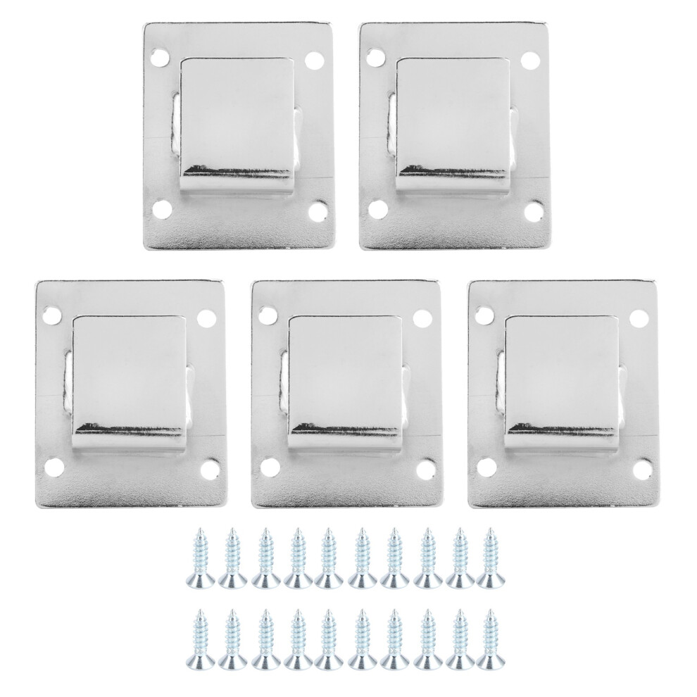 (Sealing Type) 5Pcs Shelf Mount Bracket Stainless Steel Tube Support Holder Silver-image-OPC-PKY9VDS-NEW