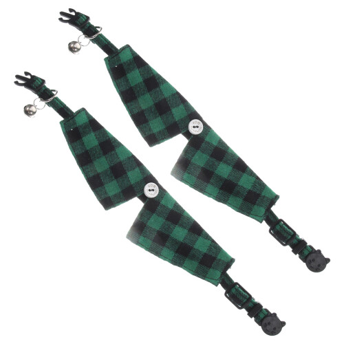 6Pcs Kitten Collar with Bell Adjustable Cloth
