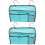 2Pcs Bedside Organizer Hanging Bag With Multi-Slots For Dorm Storage 7