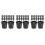 120 Pcs Aquarium Plant Holder Plastic Mesh Pots For Hydroponics 5