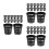120 Pcs Aquarium Plant Holder Plastic Mesh Pots For Hydroponics 9