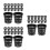 120 Pcs Aquarium Plant Holder Plastic Mesh Pots For Hydroponics 6