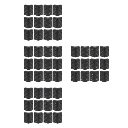 48 Pcs Plastic Angle Corner Guards For Cabinet Speaker Edges 2