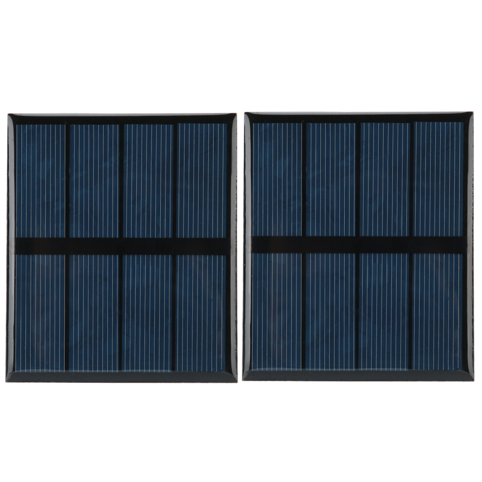2Pcs 0.6W 2V Portable Polycrystalline Solar Charger 685922945280