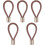 5Pcs Rope Handle Pull Down Cord Farmhouse Door Knob Pull 5