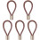 5Pcs Rope Handle Pull Down Cord Farmhouse Door Knob Pull 4