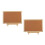 2Pcs Cork Bulletin Board With Frame For Notice Display 3