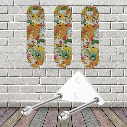 Ski Boards Wall Mounted Storage Holder Space Efficient Adjustable Width Rack Compatible With Snowboard Sizes 6 Pack 1