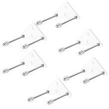 Ski Boards Wall Mounted Storage Holder Space Efficient Adjustable Width Rack Compatible With Snowboard Sizes 6 Pack