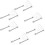 Ski Boards Wall Mounted Storage Holder Space Efficient Adjustable Width Rack Compatible With Snowboard Sizes 6 Pack 5