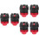 6 Pcs Motorcycle Frame Slider Crash Protector 8