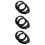 3Sets Frame Protectors Black Pe Replaceable Anti-Scratch 10