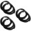 3Sets Frame Protectors Black Pe Replaceable Anti-Scratch 9