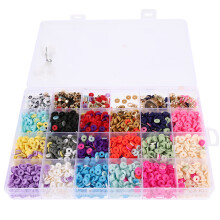 3 Boxes Decorative Bracelet Kit With Delicate Clay Beads For Diy