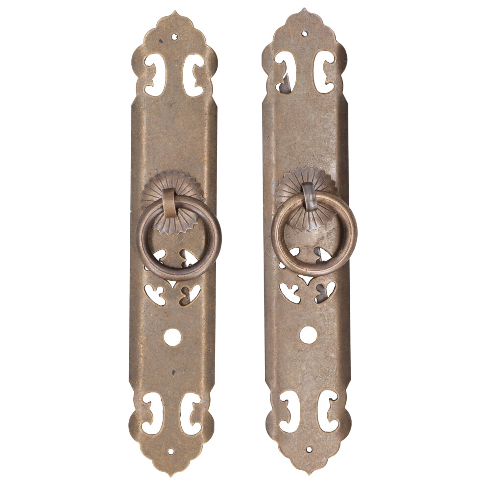 Chinese Style Hollow Drawer Handle Retro Straight Bar Hardware 685922945747