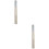 2Pcs Wooden Handle Replacement Grip 8
