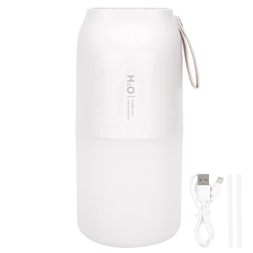 (White) 300ml USB Humidifier Nanometer Atomization Night Light