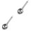 2Pcs Stainless Steel Egg Yolk Separator Long Handle Kitchen Tool 5