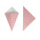 100 Pcs Triangle Popcorn Boxes Cone Design Oilproof Snack Container 1