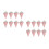 100 Pcs Triangle Popcorn Boxes Cone Design Oilproof Snack Container 7