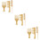 3 Sets Men Styling Combs Bamboo Professional Oil Head Comb For Barber 11