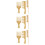 3 Sets Men Styling Combs Bamboo Professional Oil Head Comb For Barber 10