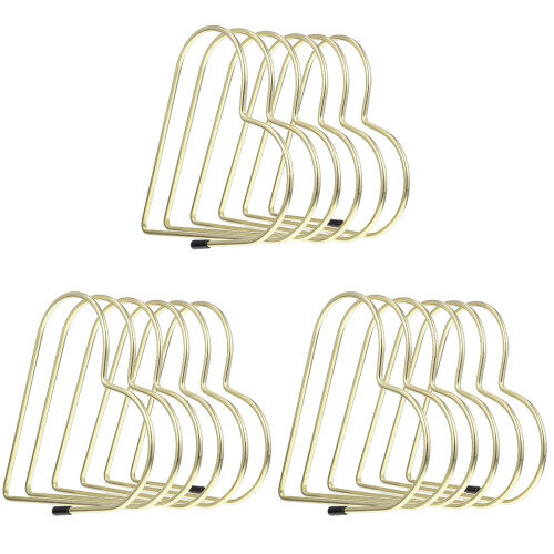 3Pcs Heart-Shaped Retractable Bookend Stand Organizer 1