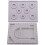 4Pièces Plateau Design Gris Anti-Rouleau Pour Perles 11