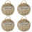 4Pcs Woven Wicker Hanging Basket For Wall Storage And Plants 7