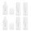 10Pcs Empty Bottle 30ml Travel Refillable Liquid Soap Container 5