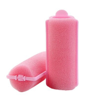 Hair Rollers Red 12 Pcs 2cm Soft Sponge Foam Cushion Heatless Wave Formers For Barber DIY Curls Kit