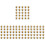 100 Pcs Bee Shape Pushpins Multi-Function Thumb Tacks Map Accessory 4