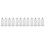 12 Pcs Refillable Plastic Epoxy Mixing Tubes Ab Glue Holder 4
