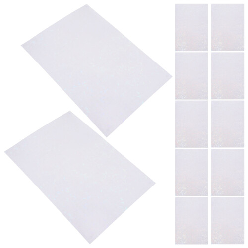 40Sheets White Pet Multi-Functional DIY Holographic Adhesive Sticker 2