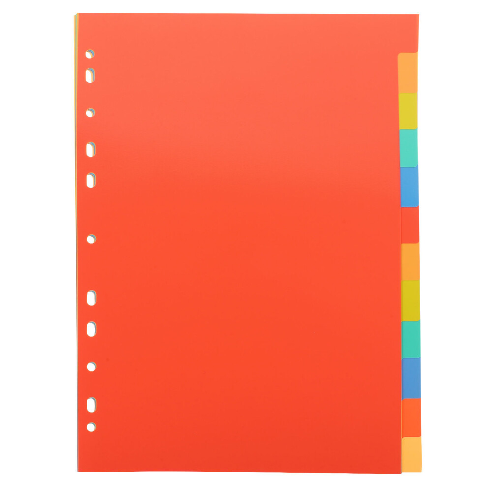 Photos - Other Office Equipment 6 Sets A4 Binder Dividers For 1-Hole Ring Binders