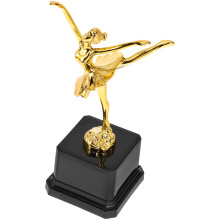 4Pcs Ballet Dance Trophy Cup Gold Plastic Award Cups Party Favors