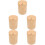 5Pcs Bamboo Toothpick Holder Jar Dispenser Storage Box 8