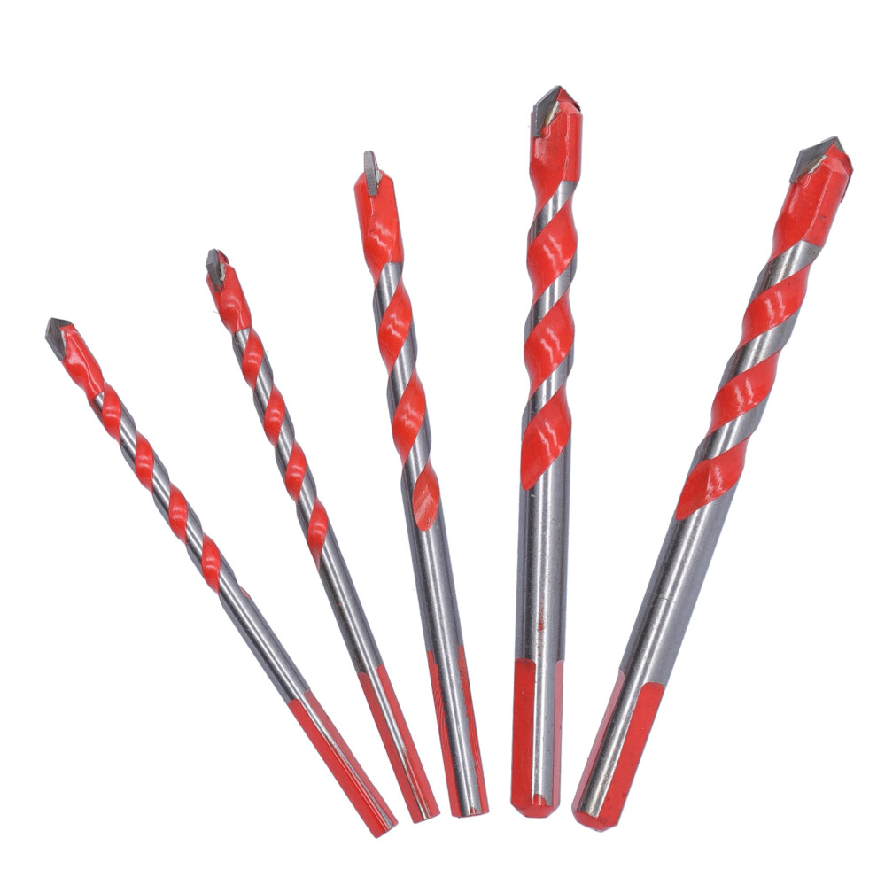 5Pcs Tungsten Carbide Drill Bits For Ceramic Tile Concrete Brick 685922950345