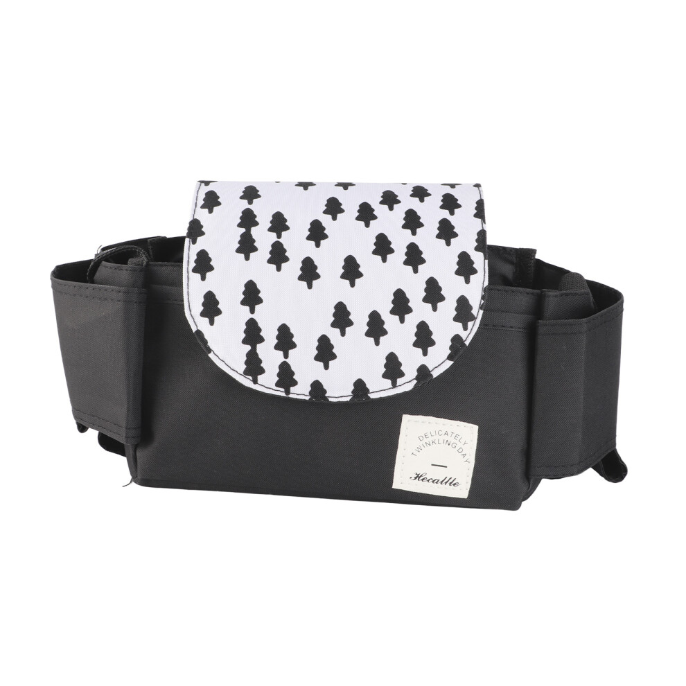 (Mini Tree Pattern) Baby Stroller Hanging Bag Organizer Universal Cup Holder Mini Tree